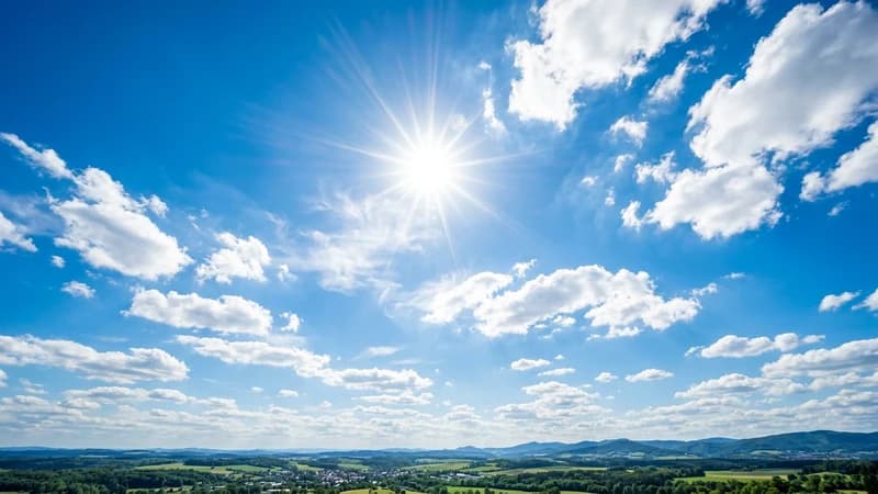 Intense solar UV radiation
