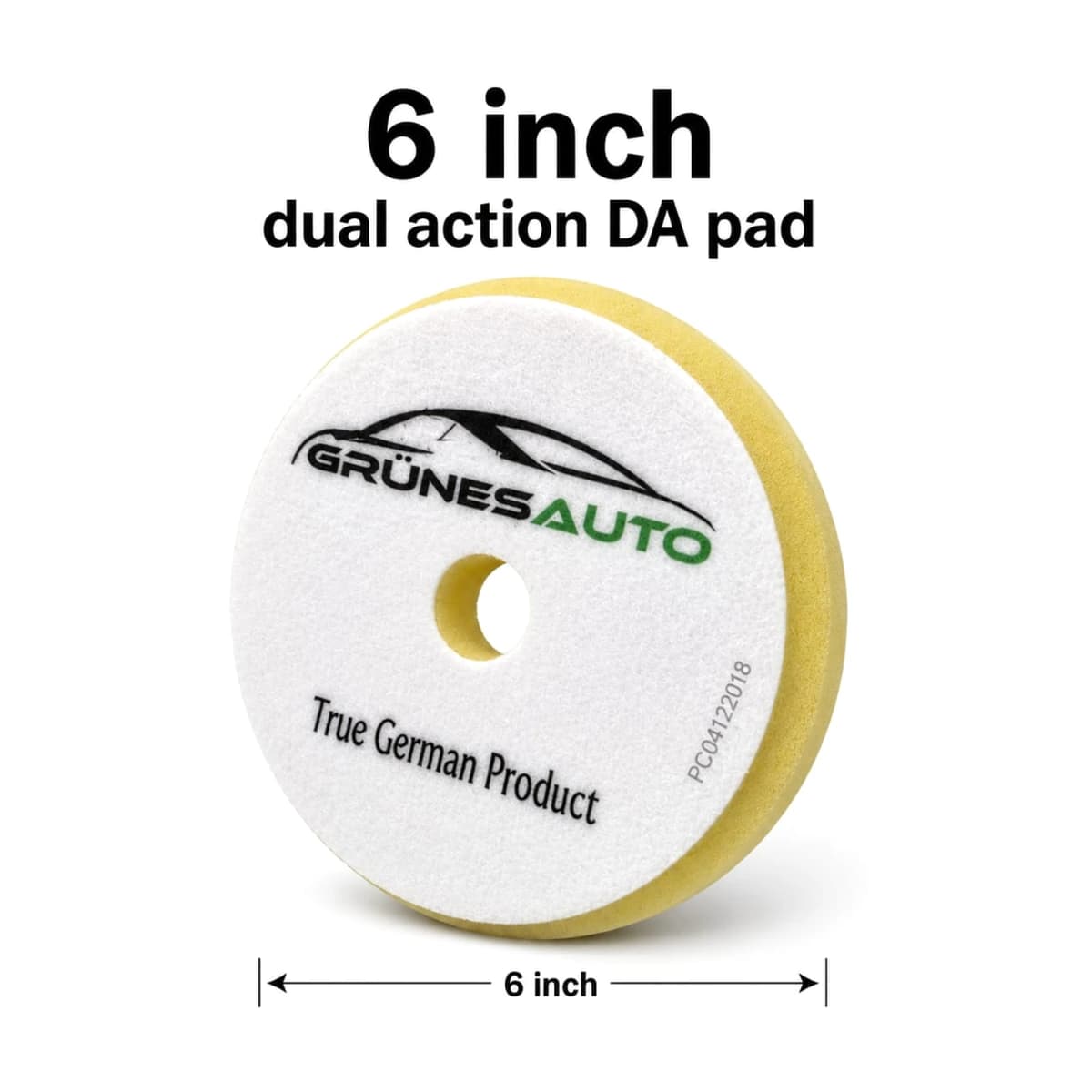 GrünesAuto 2nd Step Dual Action Polishing Pad (6 Inch)
