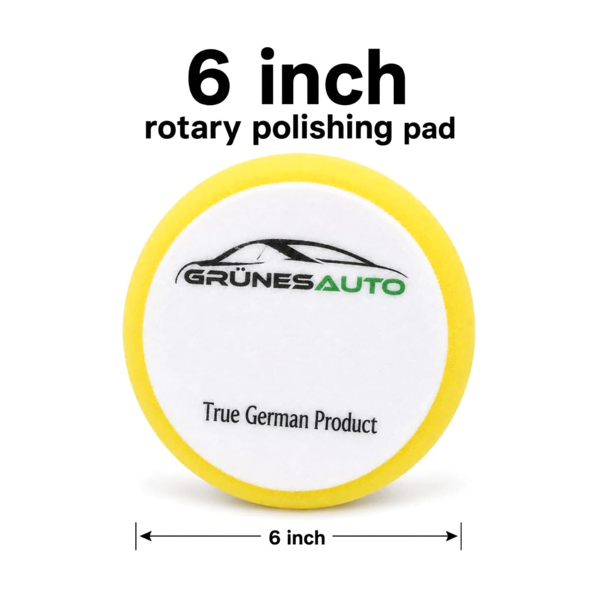 GrünesAuto 2nd Step Rotary Polishing Pad (6 Inch)