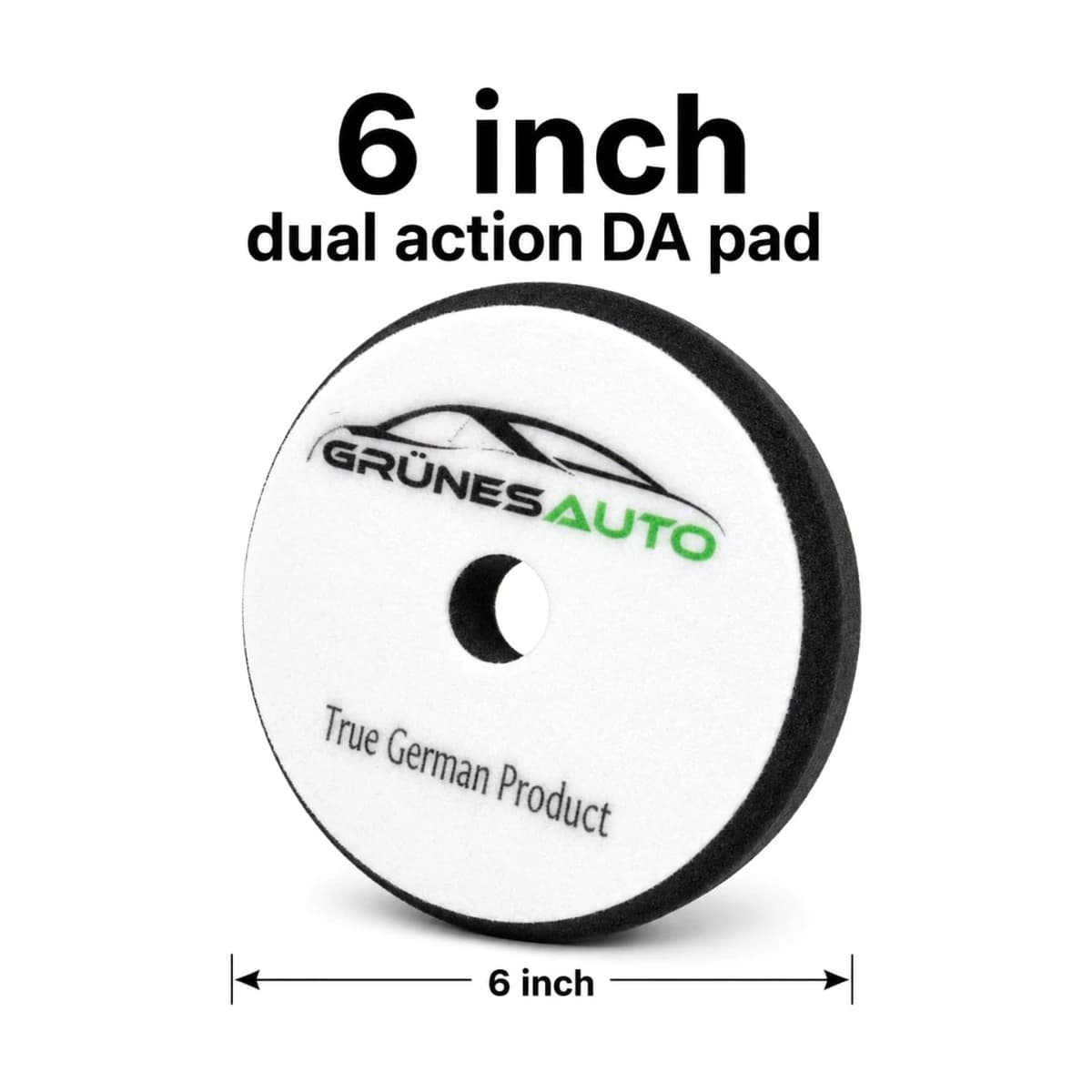 GrünesAuto 3rd Step Dual Action Finishing Pad (6 Inch)